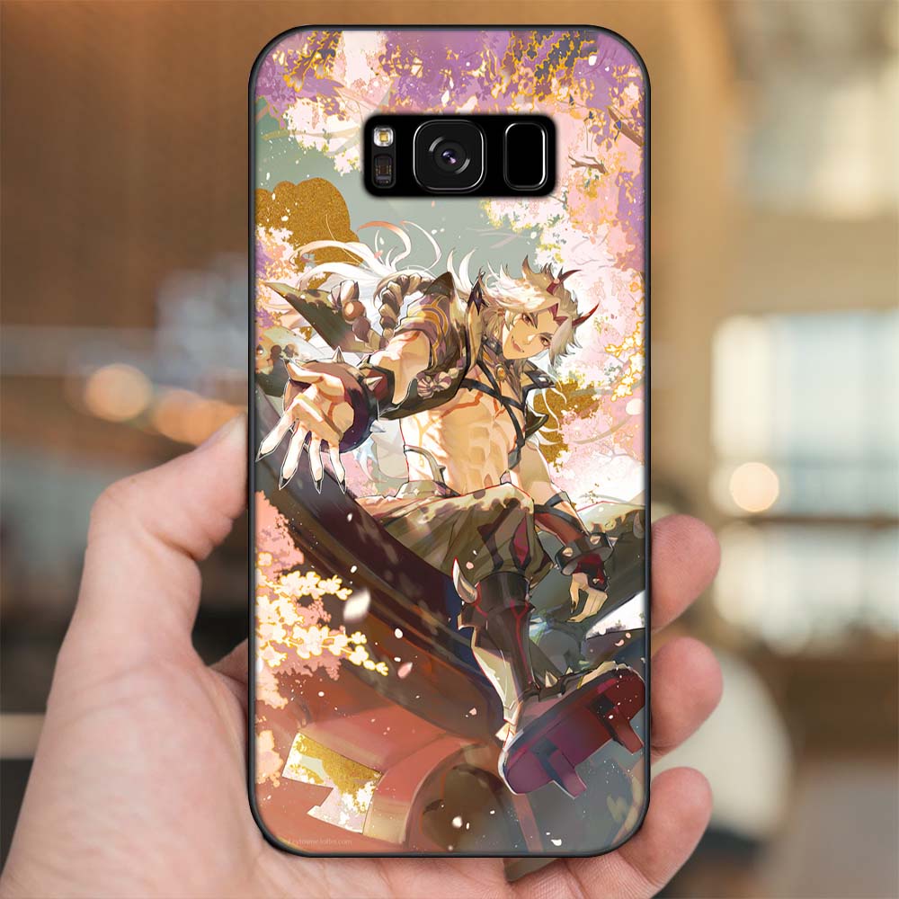 Ốp lưng Samsung S8, S8 Plus viền đen in hình Arataki Itto Genshin Impact