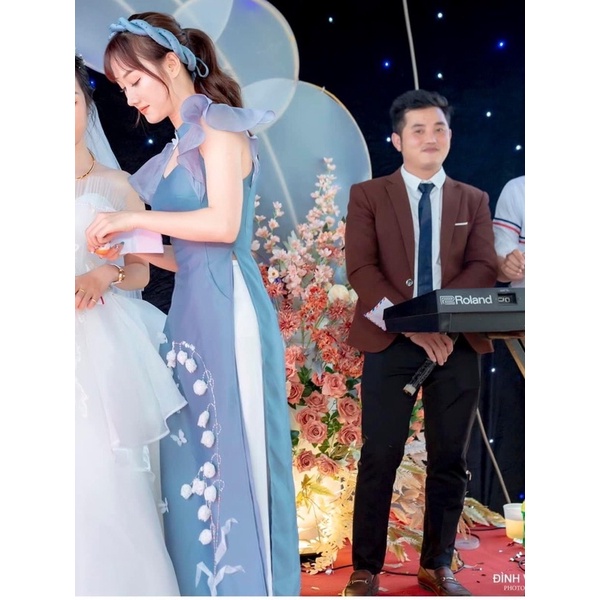 Áo dài JM dressdesign kèm vấn đầu