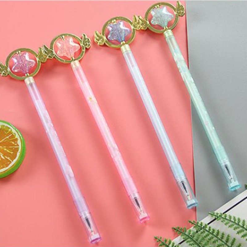 1 Cây Bút Mực Gel Pha Lê Thần Tiên Dành Cho Văn Phòng Phẩm