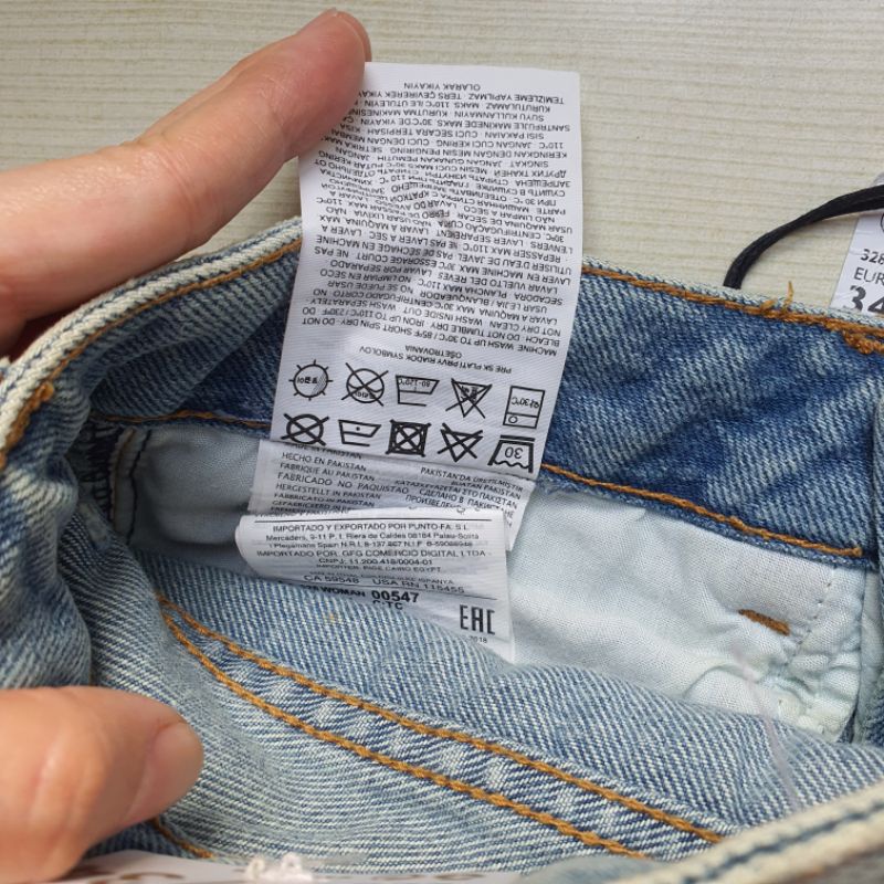 Quần jeans vintage hiệu Mango dáng suông hơi loe - em và nắng
