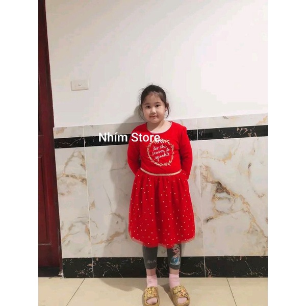VÁY/ĐẦM CHO BÉ DIỆN NOEL, TẾT
