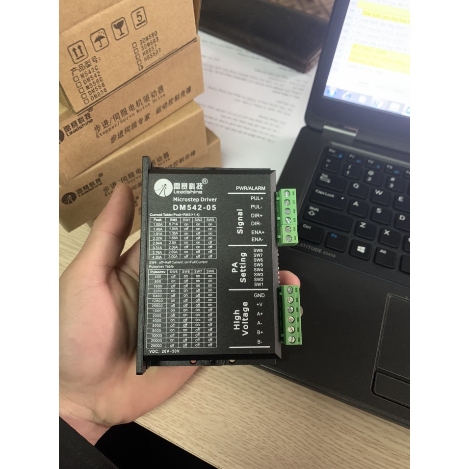 Bộ động cơ bước Sumtor 1.2Nm và Driver DM542