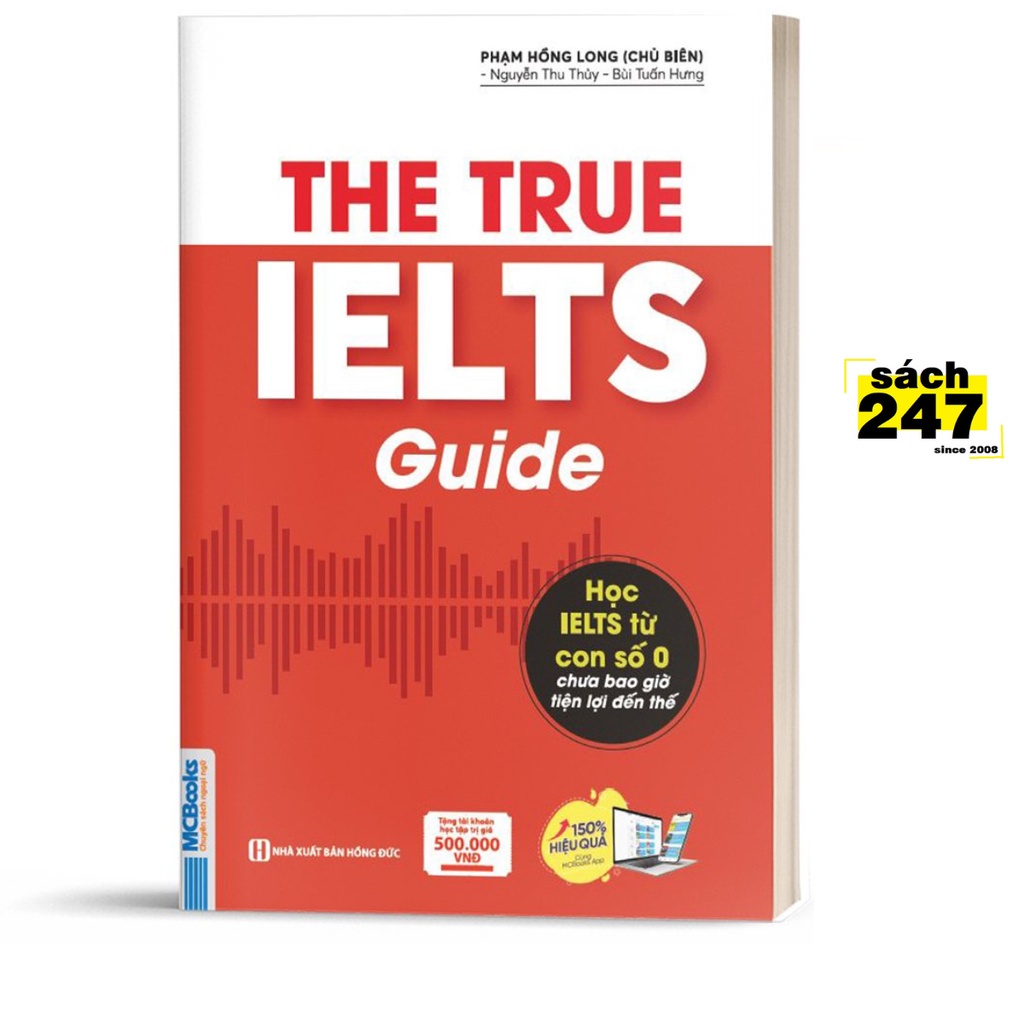 Sách - The True Ielts Guide - Cẩm nang hướng dẫn tự học IELTS chuẩn cho người mới bắt đầu