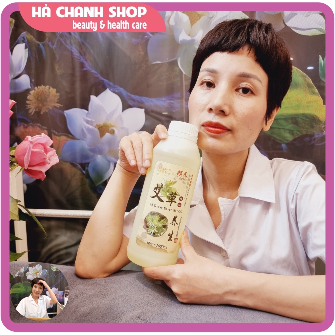 Dầu Ngải Cứu Massage Body 1000ml OUBIQUAN Dầu Mát Xa Ngải Cứu Nóng Ấm Thông Kinh Lạc Mát Xa Toàn Thân Đậm Đặc