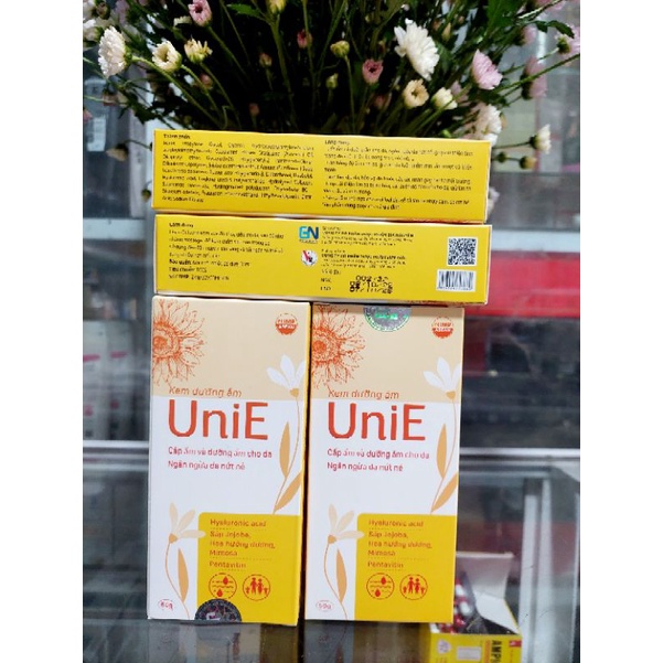 Kem Dưỡng Ẩm UniE _ Cấp Ẩm Cho Da Ngăn Ngừa Nứt Nẻ, Tràm Sữa Ở Trẻ ,Da Khô An Toàn Cho Trẻ Em Tuyb 50g
