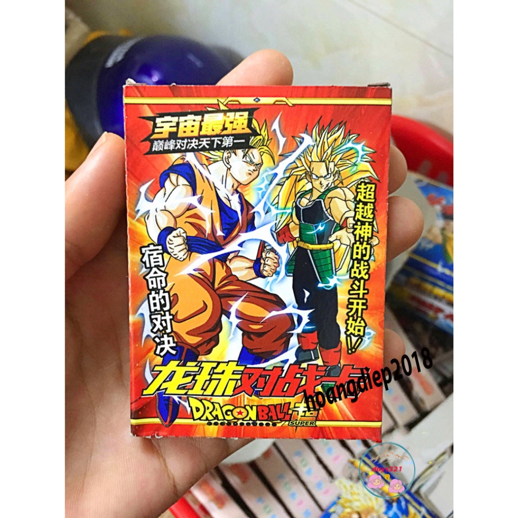 Sỉ một hộp thẻ bài 54 lá 7 viên ngọc rồng dragon ball songohan