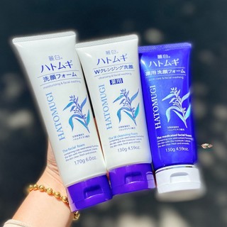 Sữa rửa mặt trắng da Hatomugi Cleansing Foam hạt Ý Dĩ