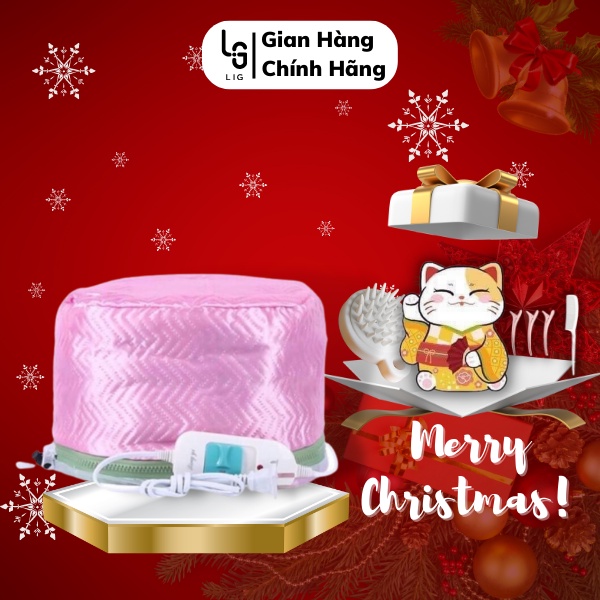 Mũ ủ tóc nhiệt 3 lớp tại nhà LIG giúp phục hồi hư tổn cho tóc chuẩn salon