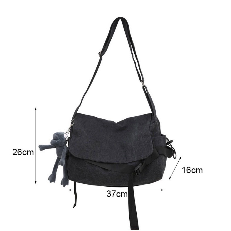 Túi tote đeo chéo nam nữ vải canvas phong cách ulzzang unisex giá rẻ đi học đi chơi CV108