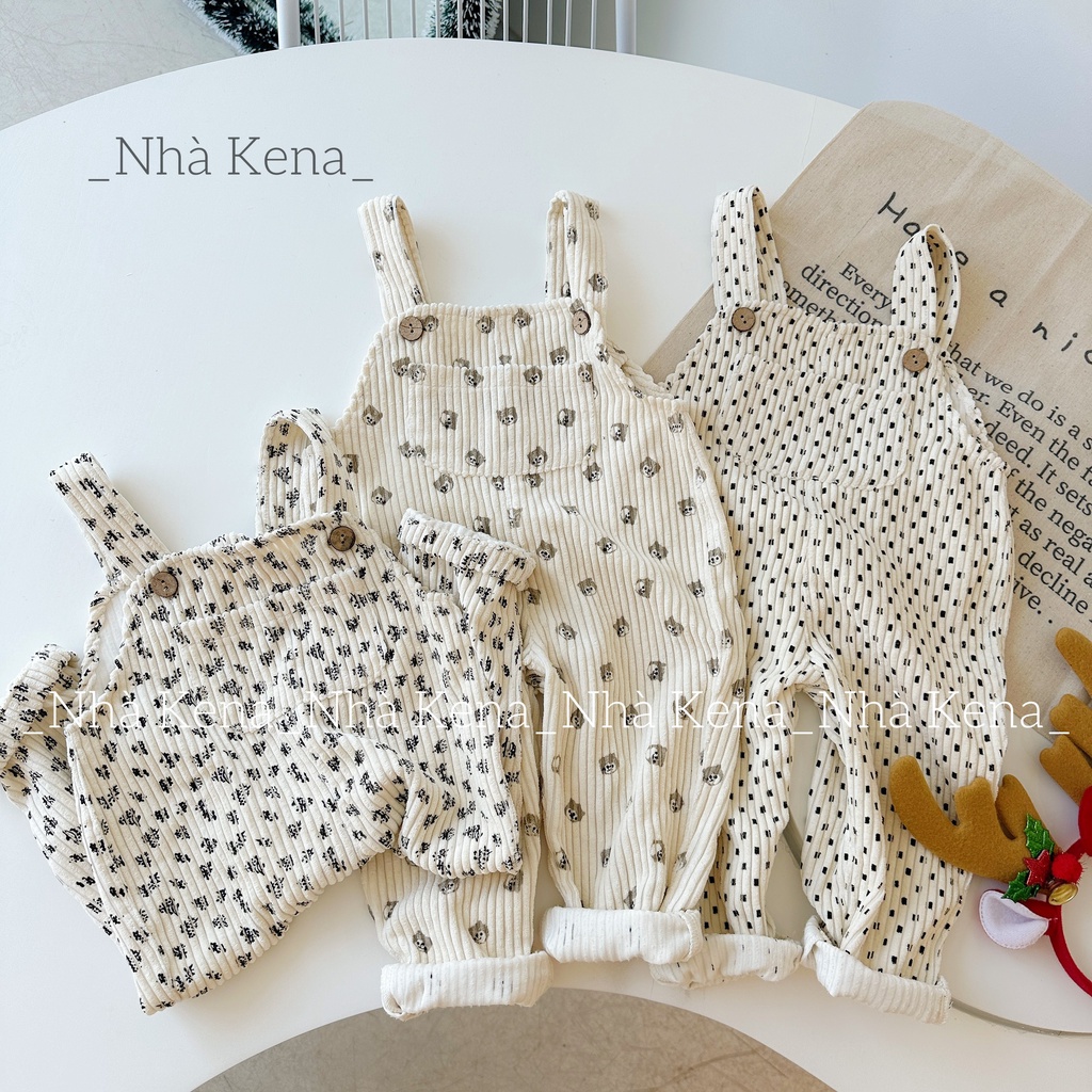 Yếm nhung họa tiết cho bé 8-23kg
