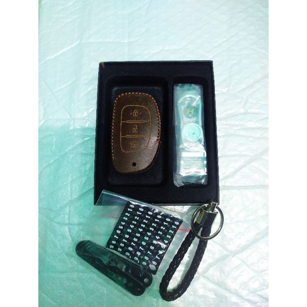 Bao da chìa khoá xe Huyndai i10, Elantra, Tucson , accent 2022