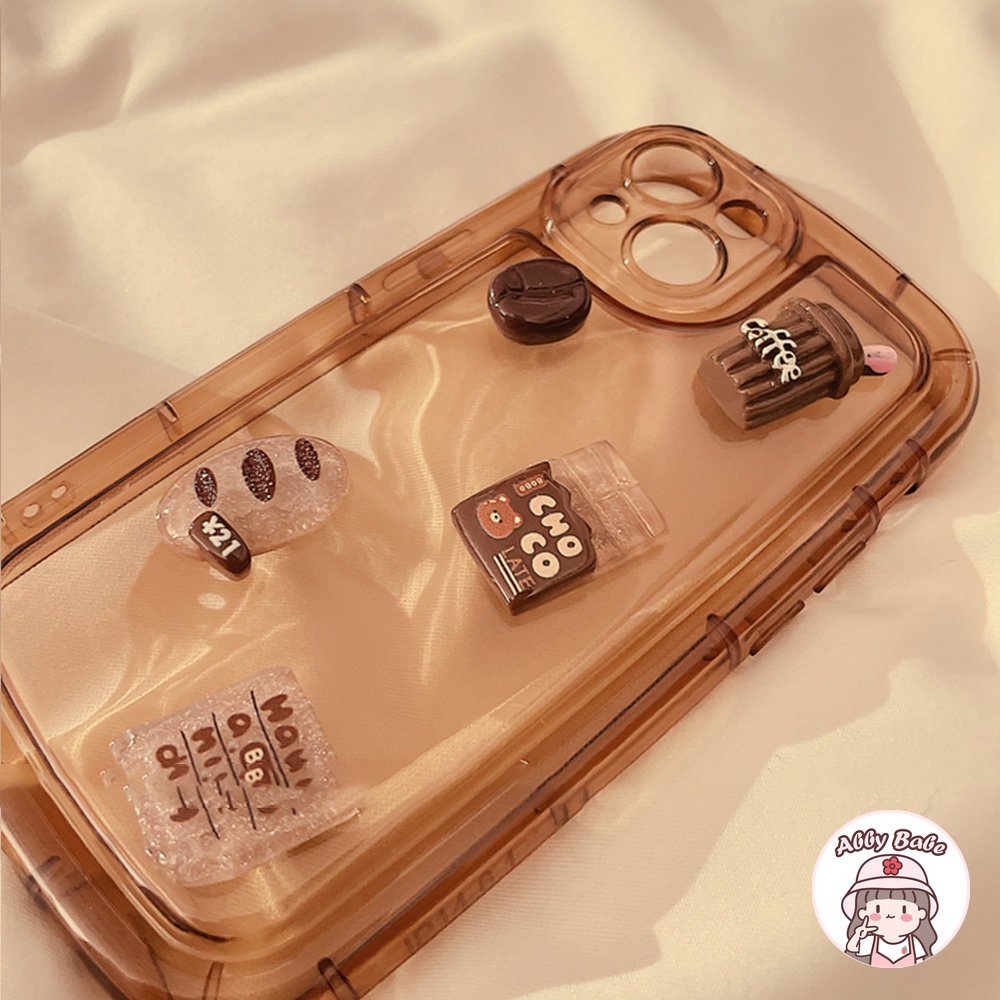 Ốp Điện Thoại TPU Mềm Mỏng Hình Hạt Cà Phê 3D Cho IPhone 14 Pro Max 11 7Plus 13 12 11 Pro Max X XS XR