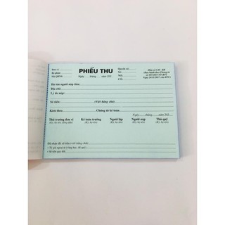 Phiếu thu 2 liên