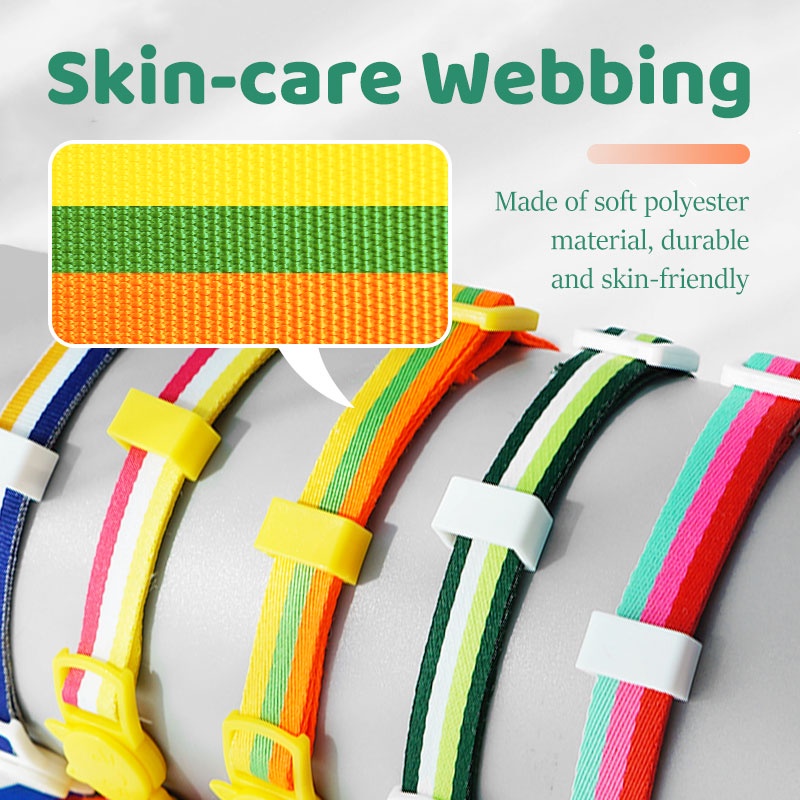 HamshMoc Vòng Cổ Nhẹ Mềm Mại Thoải Mái Bền Bỉ Có Chuông Và Nơ Dễ Thương Có Thể Điều Chỉnh Cho Thú Cưng / Mèo / Thỏ