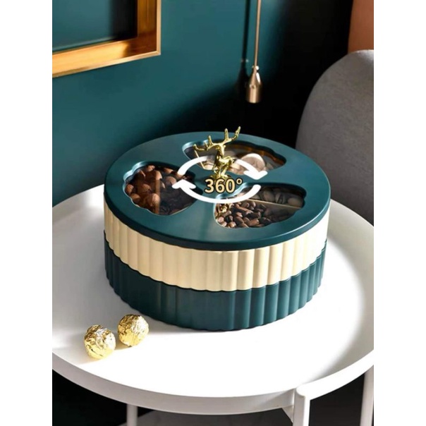 Khay Mứt Hươu 2 Tầng Cao Cấp Sang Trọng