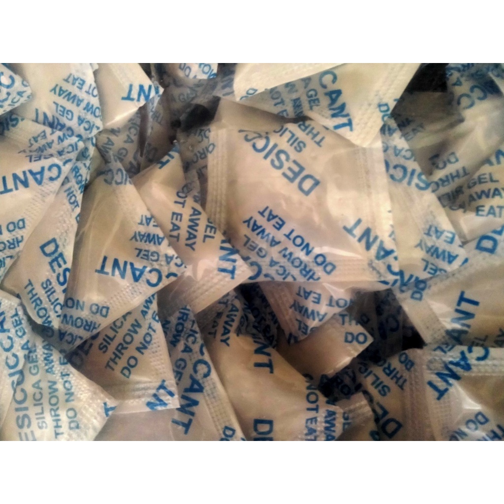 1kg gói hút ẩm 10gr hạt xám vỏ nylon dùng cho mọi loại thực phẩm