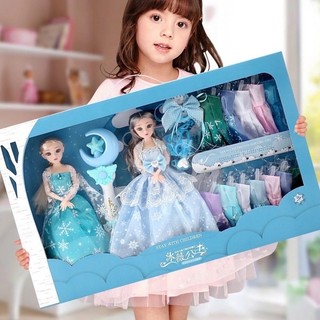 Hoả tốc Bộ búp bê Barbi, búp bê công chúa tóc mây