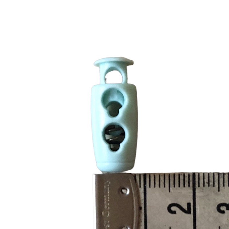 5 cái - Nút nhựa 2 lỗ chặn xuất khẩu đẹp chắc chắn dùng trong balo, túi rút, quần thể thao, áo khoác, giày......