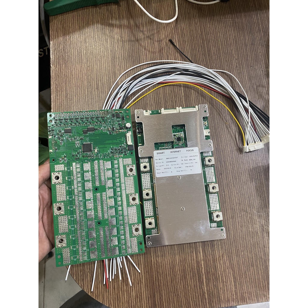 BMS 16S 100A cho Pin LifePO4 có bluetooth BMS-S-S16A100T