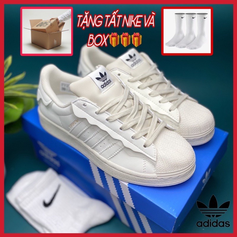 Giày _Adidas Supper Star, giày das mũi sò bản mới nhất S.Cấp ⚡ Tăng Tất ⚡Full Box Bill