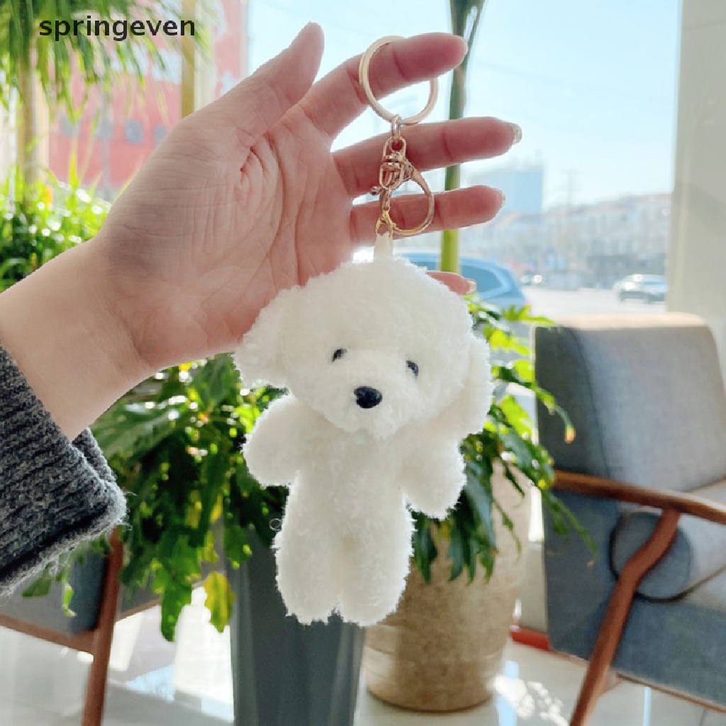 1 Móc Khóa Hình Gấu Nhồi Bông Mềm Mại Dễ Thương