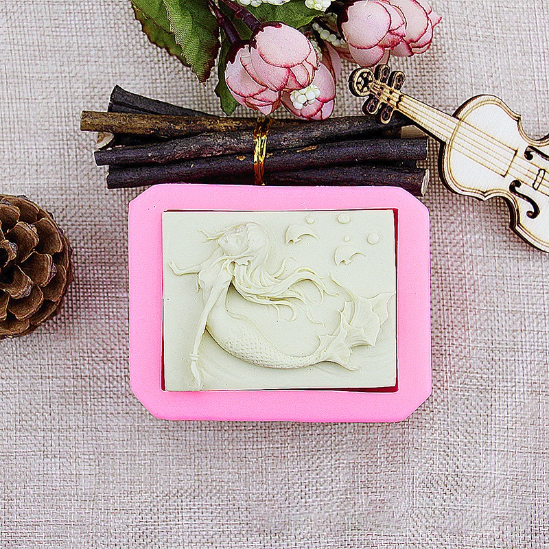 Khuôn Làm Bánh / Kẹo / Xà Phòng Chất Liệu Silicone Hình Bông Hoa Phong Cách Cổ Điển