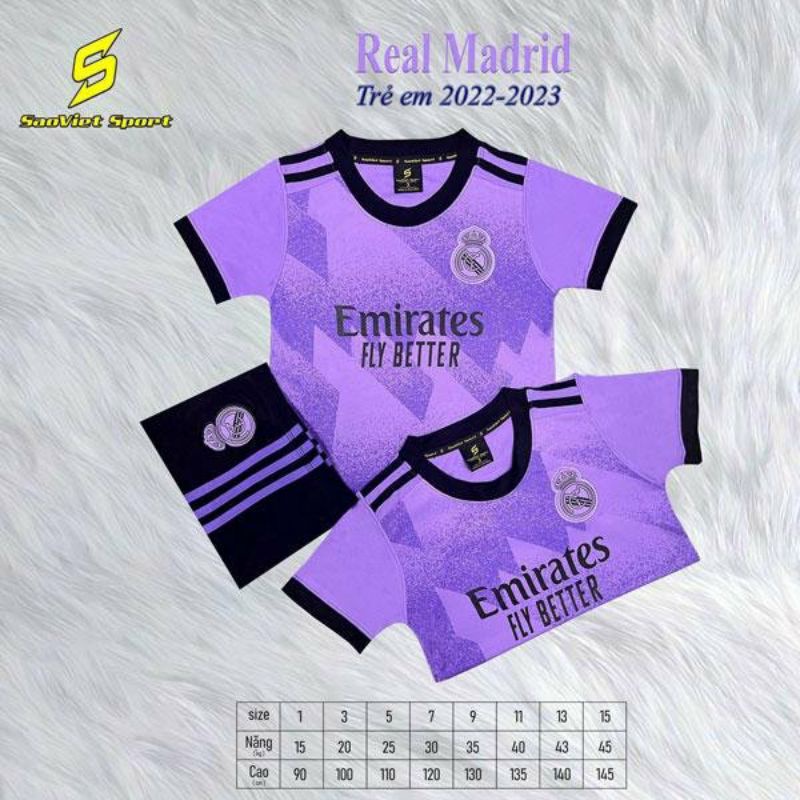 Bộ đồ đá banh trẻ em, áo đá banh trẻ em thoáng mát, thấm hút mồ hôi, có size cho bé từ 10kg-40kg. in tên số lên áo