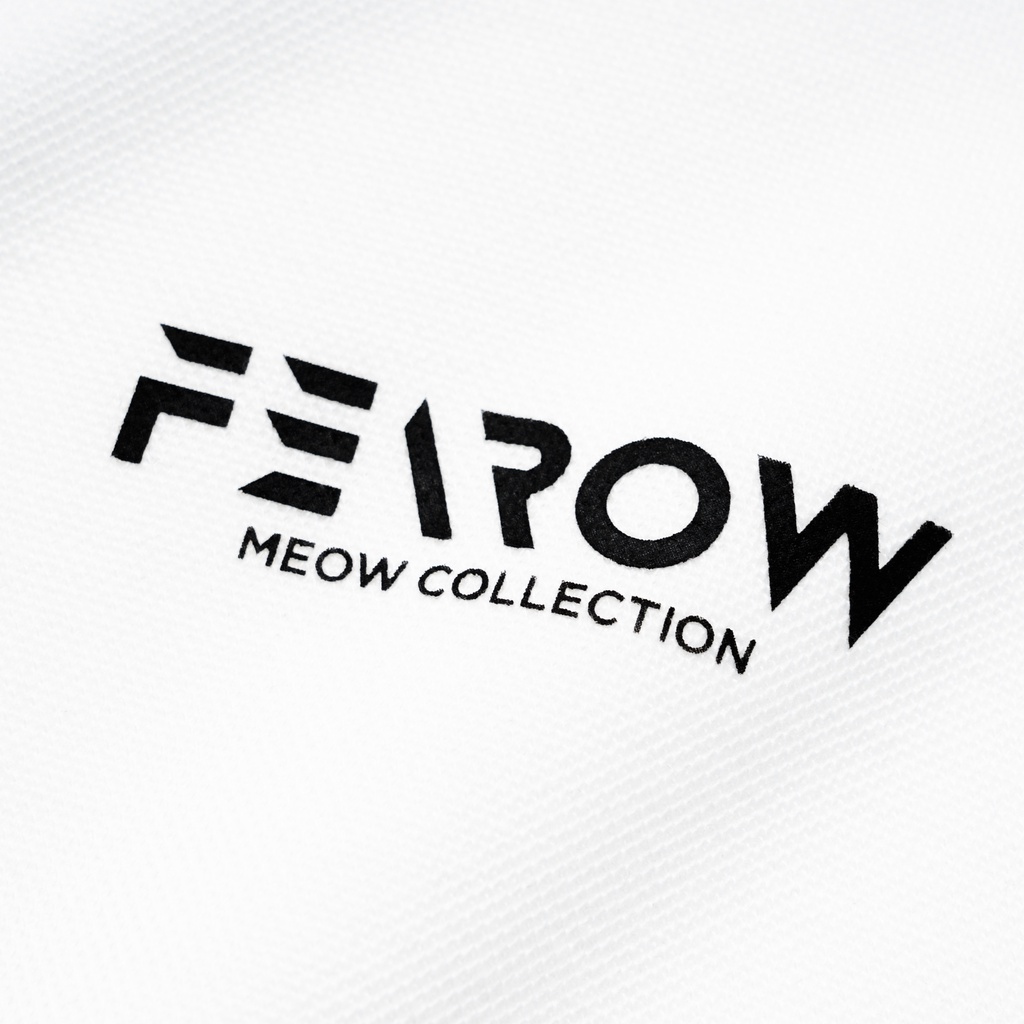 Áo Polo nam nữ local brand unisex Fearow Polo Devil Meow / Màu Trắng - APF7004