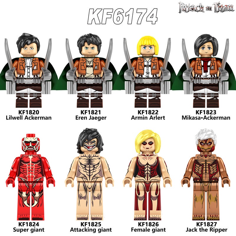 Mới Mô Hình Đồ Chơi Nhân Vật Attack On Titan KF6174