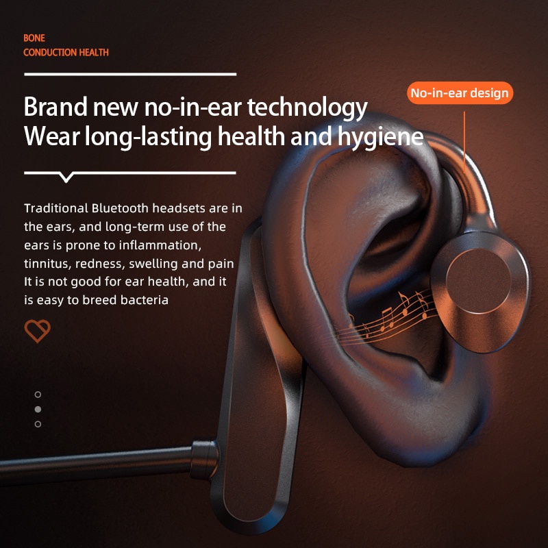 Tai Nghe Bluetooth Móc Vành Tai Tích Hợp Mic
