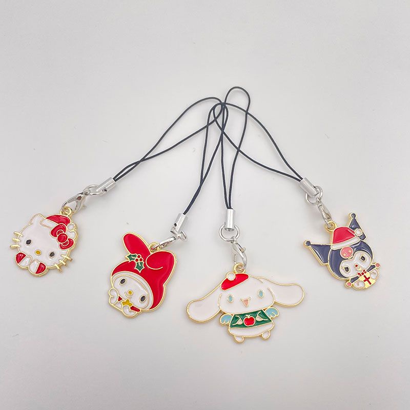 Phụ Kiện Mặt Trang Trí Điện Thoại Họa Tiết Chú Chó Cinnamon Dễ Thương