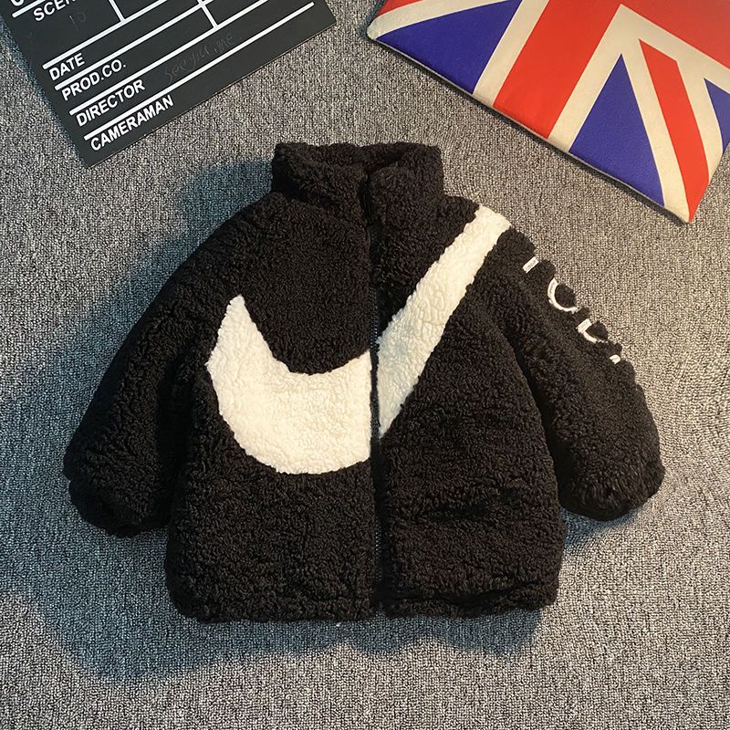 Áo Khoác Cotton Phối Nhung Dày Dặn Thời Trang Thu Đông 2022 Mới Cho Bé Trai