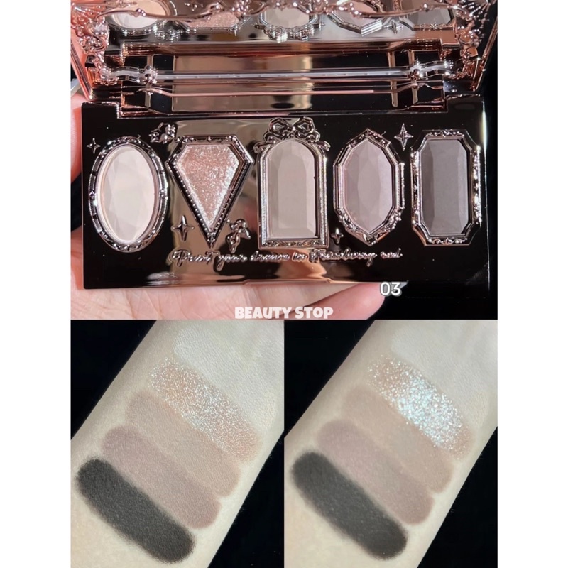 Bảng Phấn Mắt FLOWER KNOWS Strawberry Rococo Series