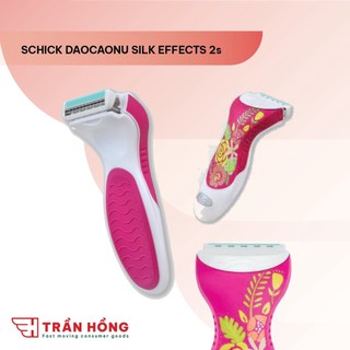 Bộ 1 cán và 2 lưỡi dao cạo dành cho nữ schick silk effect 2s