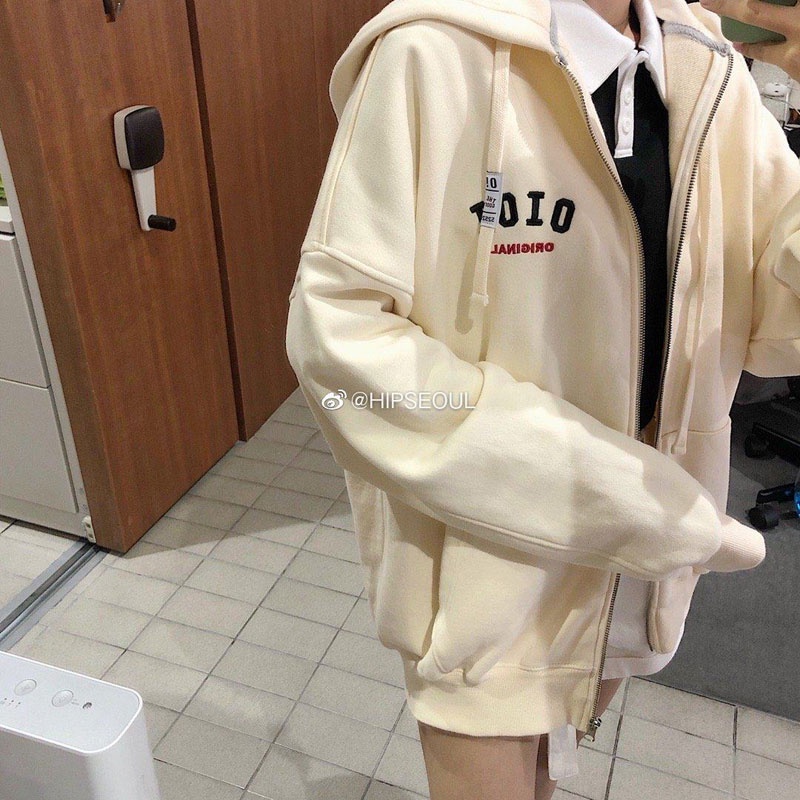 NRVP Áo khoác hoodie tay dài kiểu dáng thể thao cho nữ