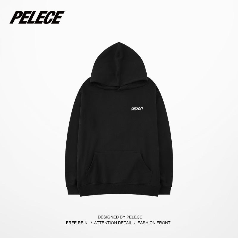 Áo hoodie Nelly lót lông unisex form rộng HEY BIG, áo nỉ có mũ trơn - aroon