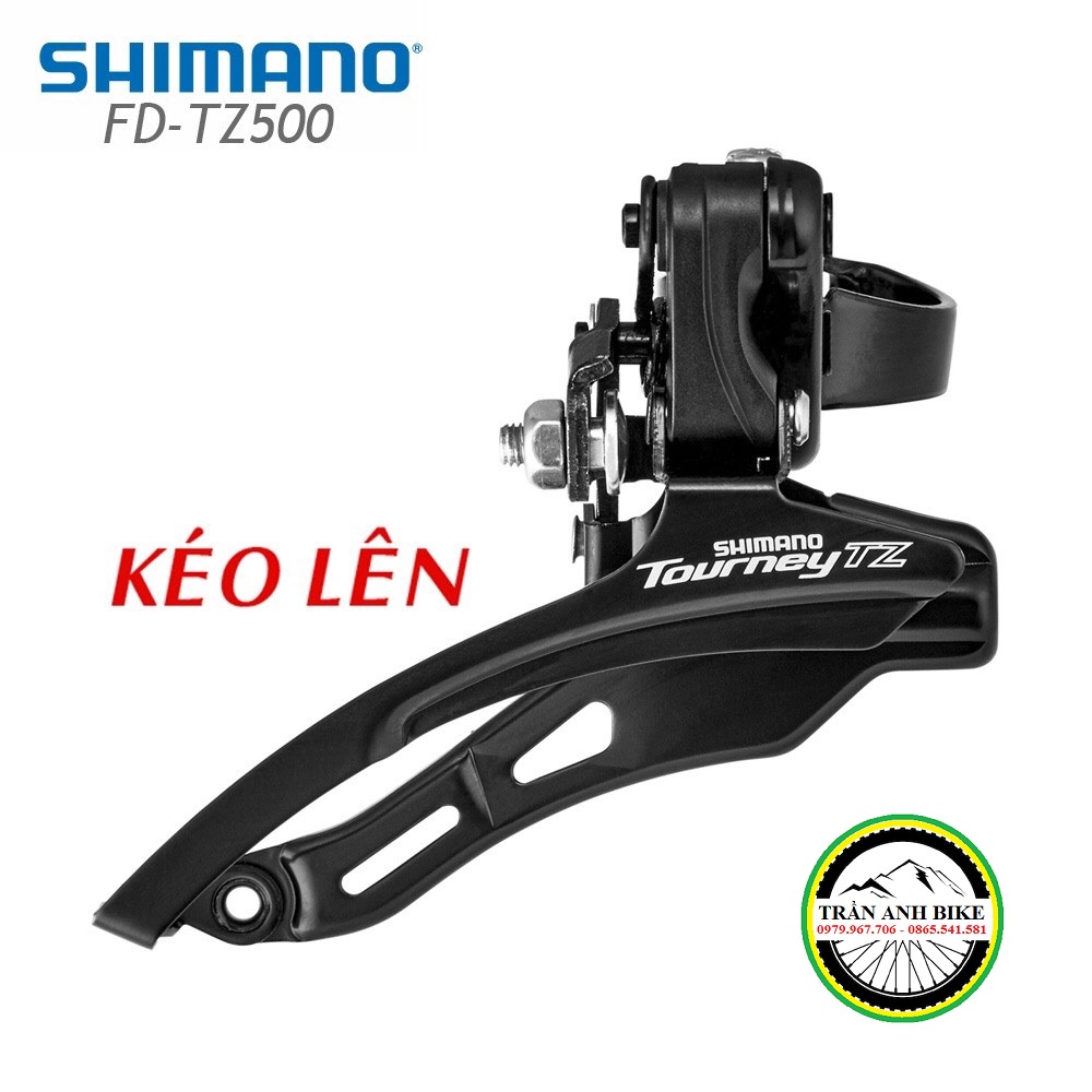Sang đĩa  xe đạp SHIMANO TOURNEY FD TZ500 - Hàng chính hãng