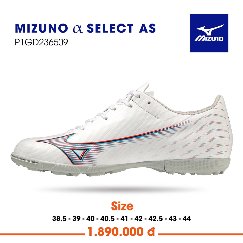 [Có bảo hành] Giày Bóng Đá Chính Hãng Mizuno Alpha Select As