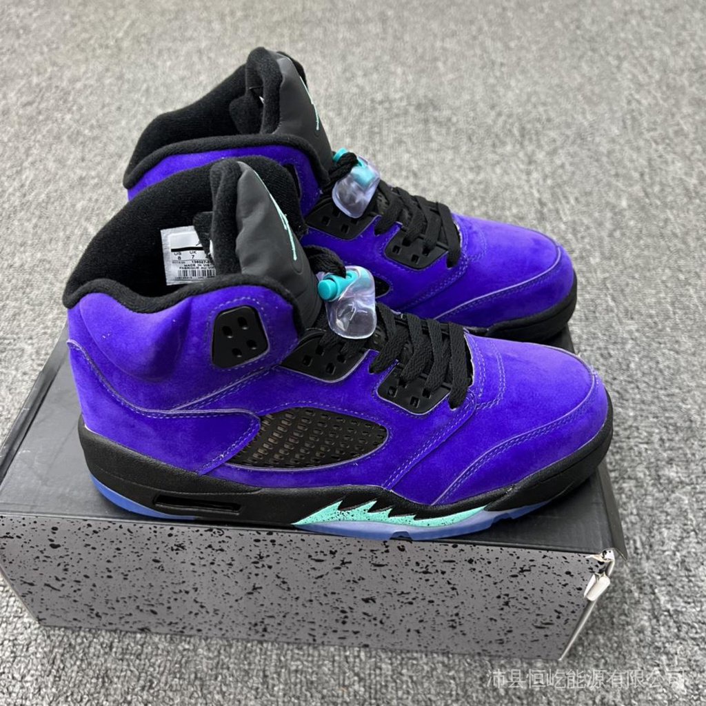 Giày Thể Thao Air Jordan 5 retro "alternate grape" AJ5 Thời Trang Cao Cấp Cho Nam Nữ 136027- 500 UG44 BTDO