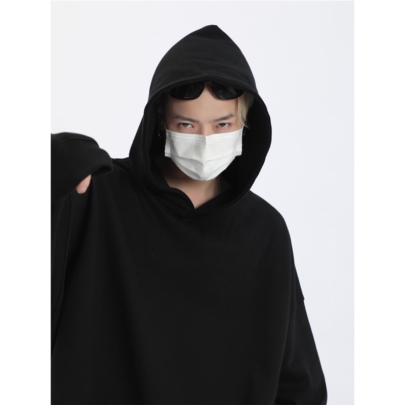 Áo hoodie nam dáng rộng chất nỉ bông 300gsm