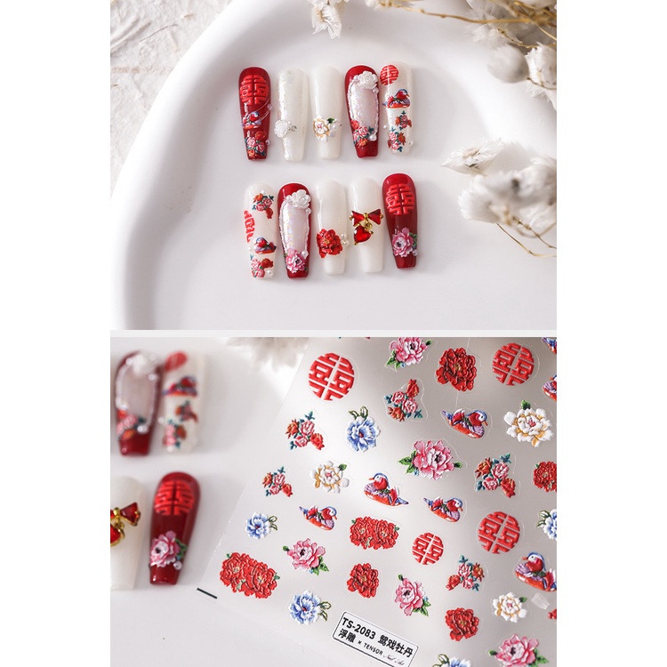 Miếng Dán Trang Trí Móng Tay 5D TS-2083