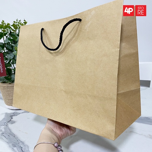 01 TÚI KRAFT NÂU KHÔNG IN 36X26X15CM - HỎA TỐC