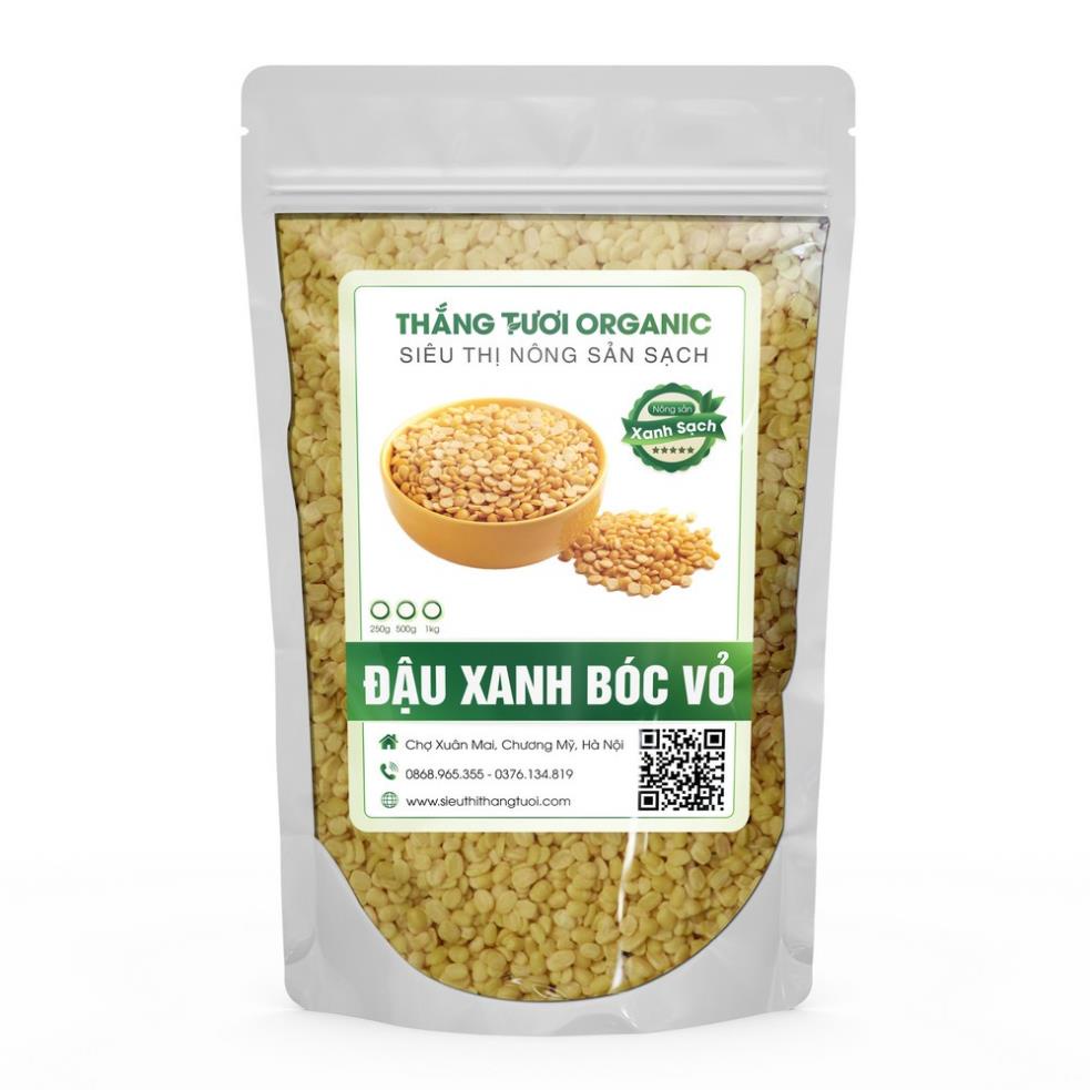 Đậu xanh không vỏ nguyên chất 100% hàng loại 1 thơm ngon màu vàng đẹp mắt