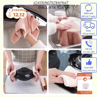 Khăn lau tay bản vuống, khăn lau bếp tiện lợi