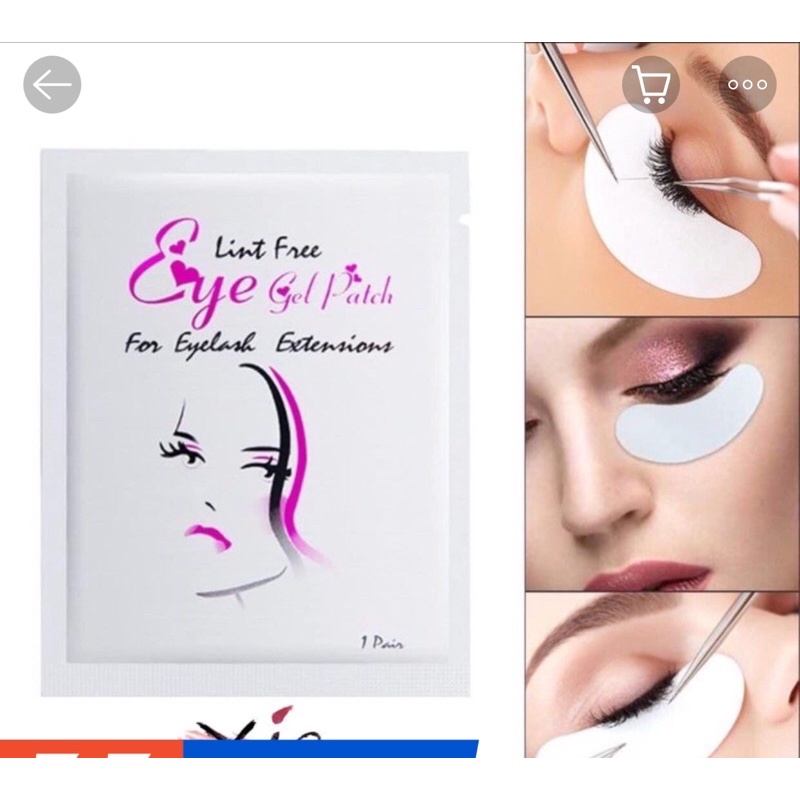 Gel pad miếng dán mi dưới gói 50cặp [hanna nail mi]
