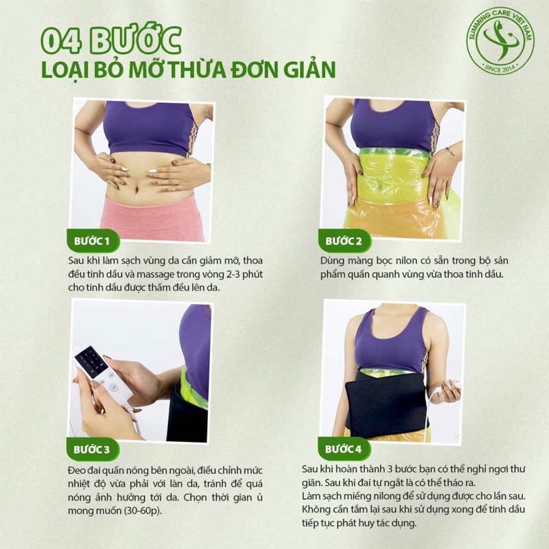 Tinh dầu ủ nóng tan mỡ Slimming Body SB-II, 100ml