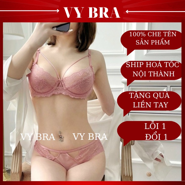 BỘ ĐỒ LÓT Mand ren ✨ SIÊU HÍT HÓT ✨ set nội y nơ dây chéo không đệm .mặc thoải mát ,thoáng mát cho hè nóng nưc.