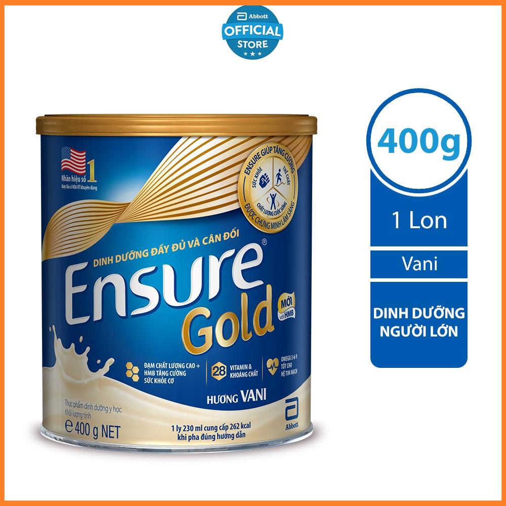 [Chính Hãng] Sữa bột Ensure Gold Abbott (HMB) 400g