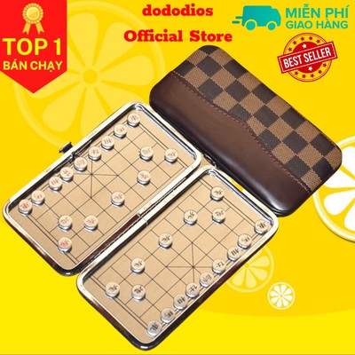 Bộ Cờ Tướng Mini Bỏ Túi Bằng Nam Châm Gập Gọn 15x16cm - Hàng Chính Hãng Dododios