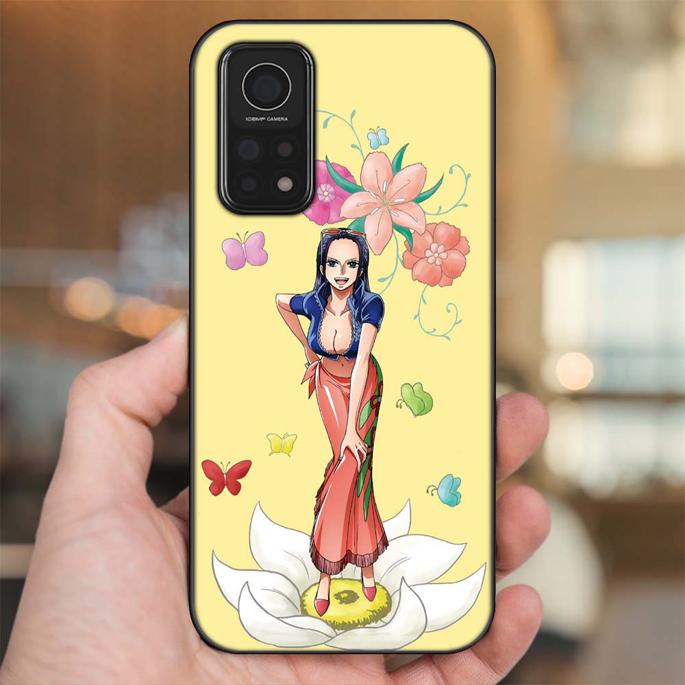 Ốp lưng Xiaomi Mi 10T Pro 5G viền đen in hình Nico Robin One Piece Đảo Hải Tặc